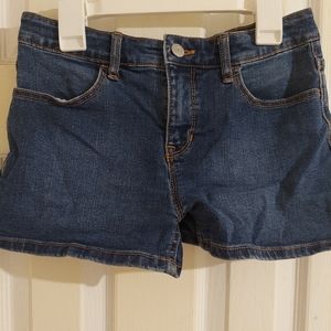 Girls jean shortie shorts